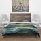 Designart 'Sunset Over Cloudy ocean' Sea & Shore Bedding Set - Duvet Cover & Shams